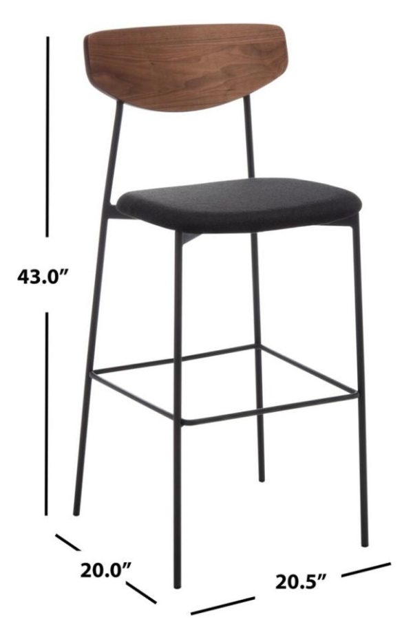 Safavieh Ryker Barstool For Discount - Image 4