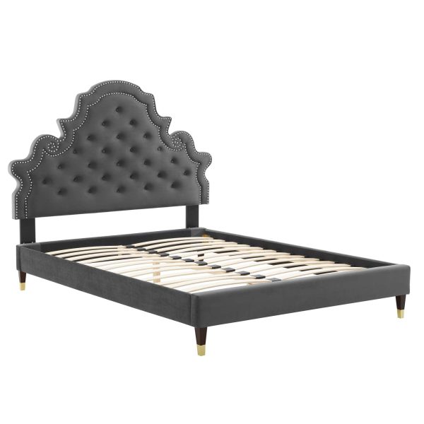 Modway Gwyneth Tufted Performance Velvet Twin Platform Bed - MOD-6755 Online Hot Sale - Image 3