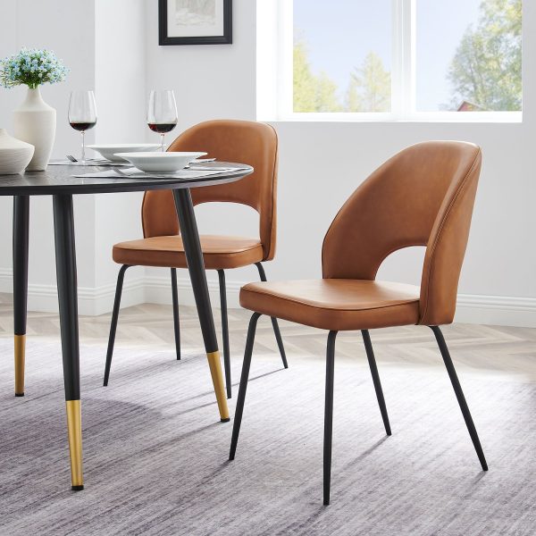 Modway Nico Vegan Leather Dining Chair Set of 2 - EEI-4674 Cheap