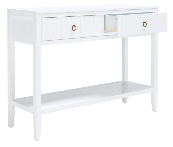 Safavieh Tegan 2 Drawer Console Table For Sale - Image 3