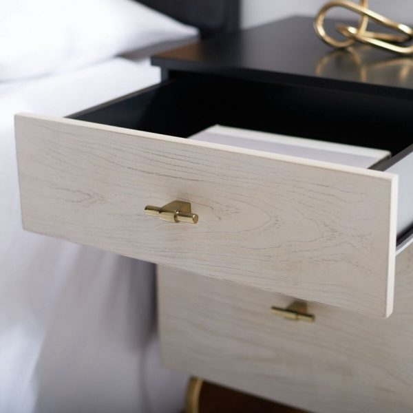 Safavieh Genevieve 2 Drawer Nightstand For Discount - Image 4