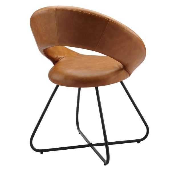 Modway Nouvelle Vegan Leather Dining Chair Set of 2 - EEI-4682 Discount - Image 3