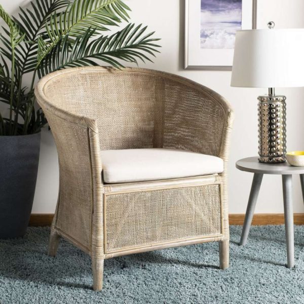 Safavieh Alexana Rattan Armchair For Cheap - Image 2