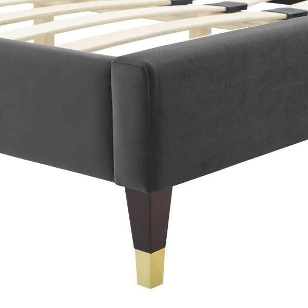 Modway Gwyneth Tufted Performance Velvet Twin Platform Bed - MOD-6755 Online Hot Sale - Image 4