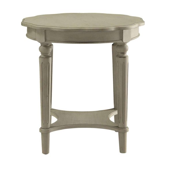 Fordon End Table, Antiqued Slate  By Benzara For Cheap - Image 2