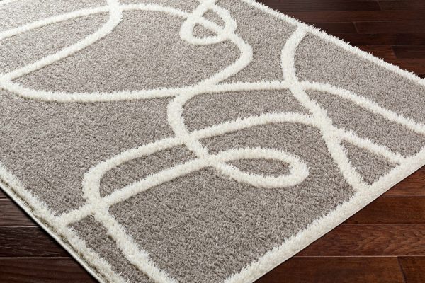 Gilon Taupe Plush Area Rug Cheap - Image 3